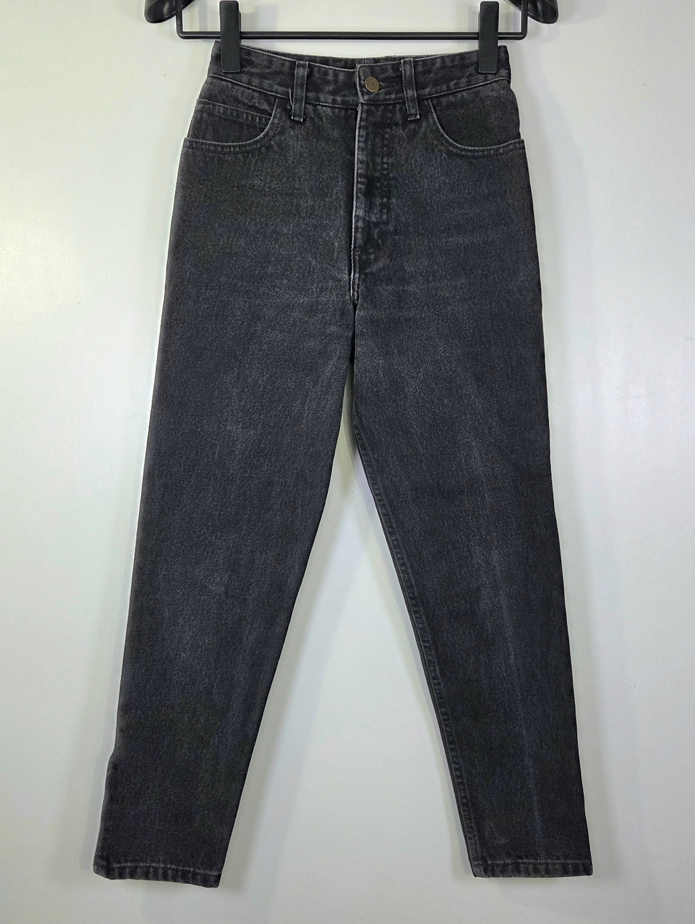 RARE VINTAGE 80s/90s GUESS BY GEORGES MARCIANO HIGH RISE ANKLE ZIP MOM JEANS.
